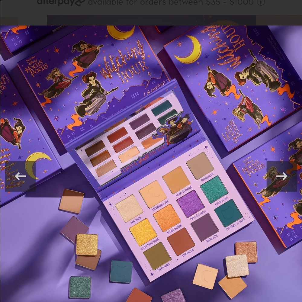 Brand new palette fe colourpop x hocus pocus
